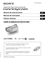 Sony Handycam HDR-CX7E Manual de usuario