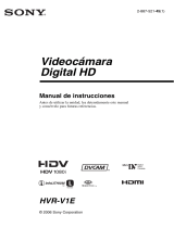 Sony HVR-V1E Manual de usuario