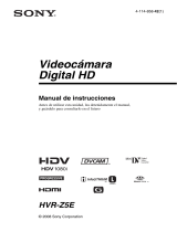 Sony HVR-Z5E Manual de usuario