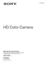 Sony HXC-FB75SC Manual de usuario
