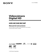 Sony HXR-MC50E Manual de usuario