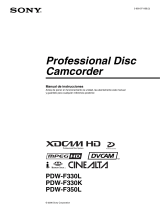 Sony PDW-F330K Manual de usuario