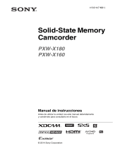 Sony PXW-X160 Manual de usuario