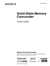 Sony PXW-X200 Manual de usuario