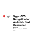Sygic GPS Navigation for Android El manual del propietario
