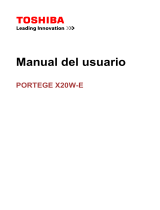 Toshiba Portégé X20W-E Manual de usuario