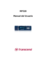 Transcend MP 320 Manual de usuario