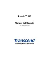 Transcend T Sonic 510 El manual del propietario