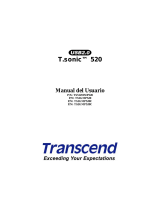 Transcend MP 520 El manual del propietario