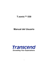 Transcend T.sonic 530 El manual del propietario