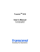 Transcend MP 610 Guía del usuario