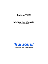 Transcend MP 620 El manual del propietario