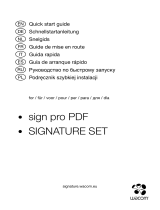 Wacom Signature Set Guía del usuario