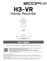 Zoom H3 VR Guía de inicio rápido