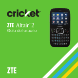 ZTE Altair 2 Cricket Wireless Guía del usuario