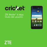 ZTE Blade X Max Cricket Wireless Guía del usuario