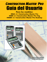 Calculated Industries 44080 Guía del usuario