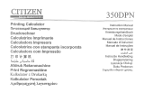 Citizen 350DPN El manual del propietario