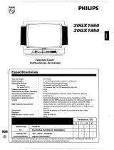 Philips 20GX1550 El manual del propietario