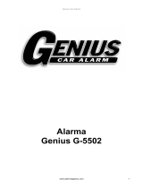 Genius Car Alarm Alarma Genius OEM G5502 El manual del propietario