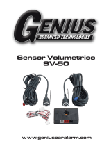 Genius Car Alarm Sensor Volumetrico SV-50 El manual del propietario