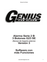 Genius Car Alarm Alarma Serie 2B 3 Bot Se V3 El manual del propietario