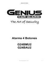 Genius Car Alarm Alarma G24B-U2 2017 El manual del propietario