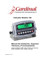 Detecto 190A Manual de usuario