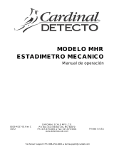 Detecto Legacy MHR Manual de usuario