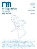 mothercare My Jungle Family Highchair Guía del usuario