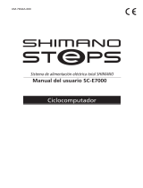 Shimano SC-E7000 Manual de usuario