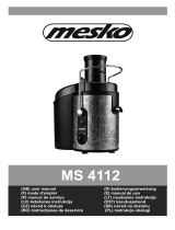 Mesko MS 4112 El manual del propietario