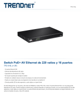 Trendnet TPE-1016L Ficha de datos