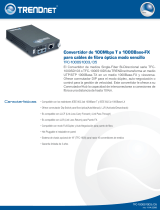 Trendnet RB-TFC-1000S10D3 Ficha de datos