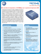 Trendnet TE100-P1U Ficha de datos