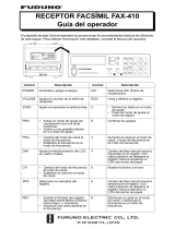 Furuno FAX410/AC Guía del usuario