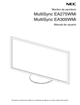 NEC MultiSync EA305WMi El manual del propietario