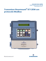 Rosemount 8712EM Transmisor con protocolo Modbus El manual del propietario