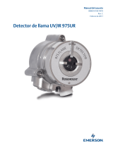 Emerson 975UR Detector de llama UV/IR El manual del propietario