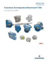 Rosemount 644 Transmisor de temperatura con el protocolo HART El manual del propietario