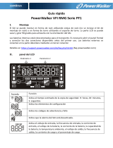 PowerWalker VFI 3000 RMG PF1 UK Guía de inicio rápido