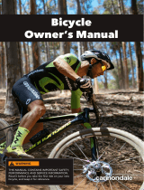Cannondale  Bicycle El manual del propietario