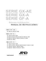 AND GX/GF-A Series Manual de usuario