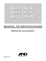 AND Communication manual Manual de usuario