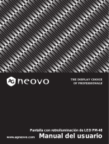 AG Neovo PM-48 Manual de usuario