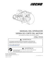 Echo CSG-7410 Manual de usuario