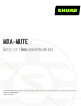 Shure MXA-MUTE Guía del usuario