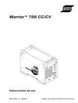 ESAB Warrior™ 750i CC/CV Manual de usuario