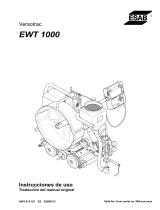 ESAB Versotrac EWT 1000 Manual de usuario