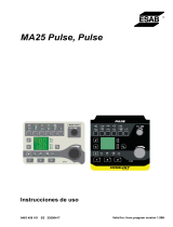 ESAB MA25 Pulse Manual de usuario